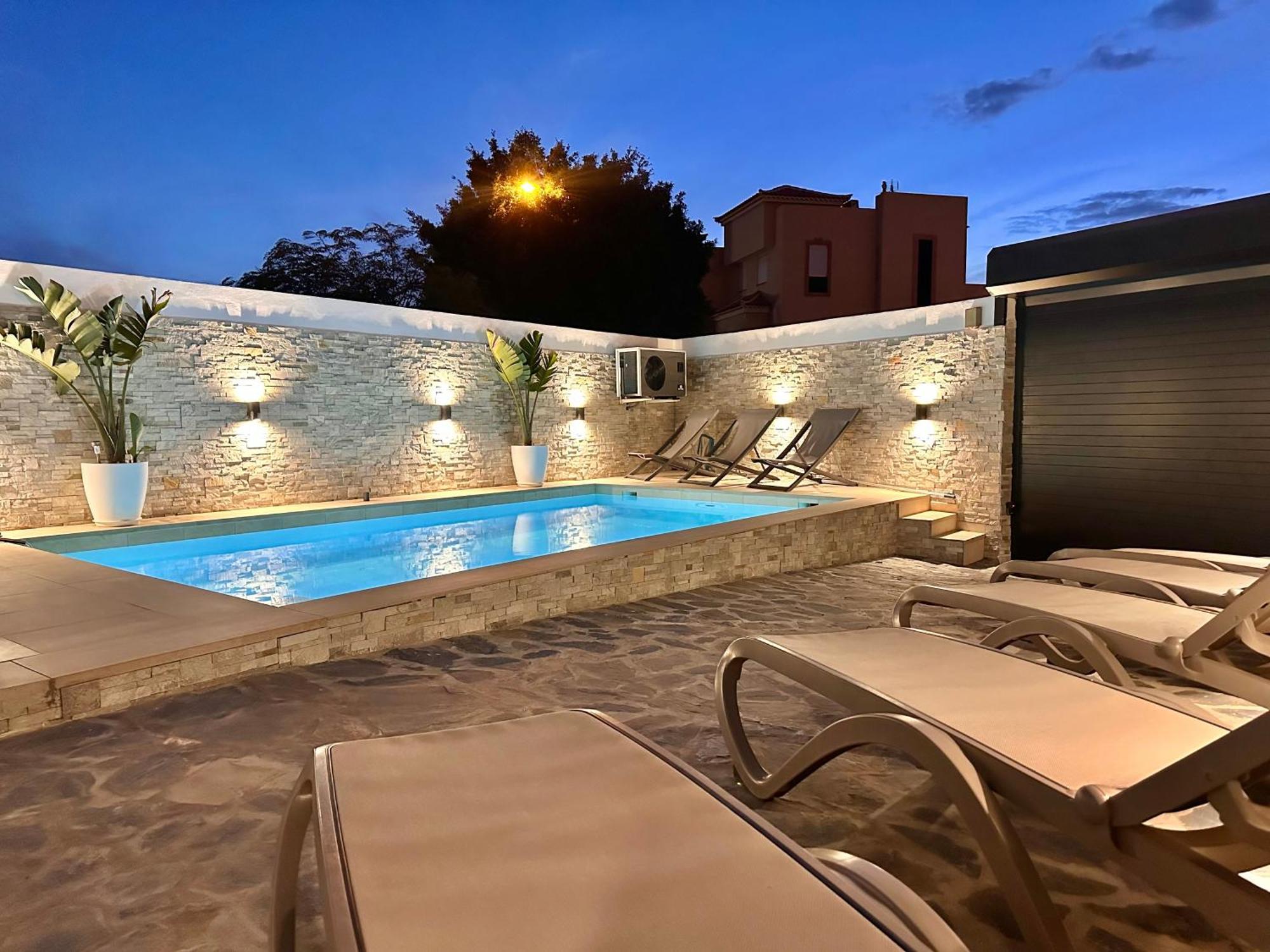 アデヘLuxury House Atlantico Private Heated Poolアパートメント エクステリア 写真